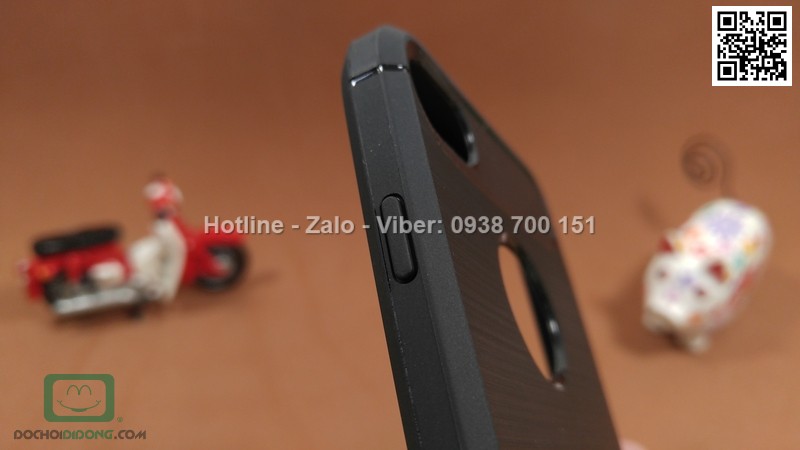 Ốp lưng iPhone 8 Likgus chống sốc vân kim loại