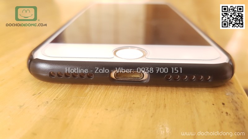 Ốp lưng iPhone 7 Baseus Plaid lưng vân lấp lánh