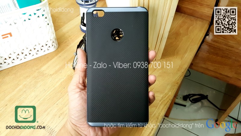 Ốp lưng Xiaomi Mi Max chống sốc vân carbon