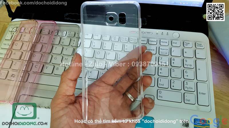 Ốp lưng Samsung Galaxy Note 5 dẻo trong che camera sau