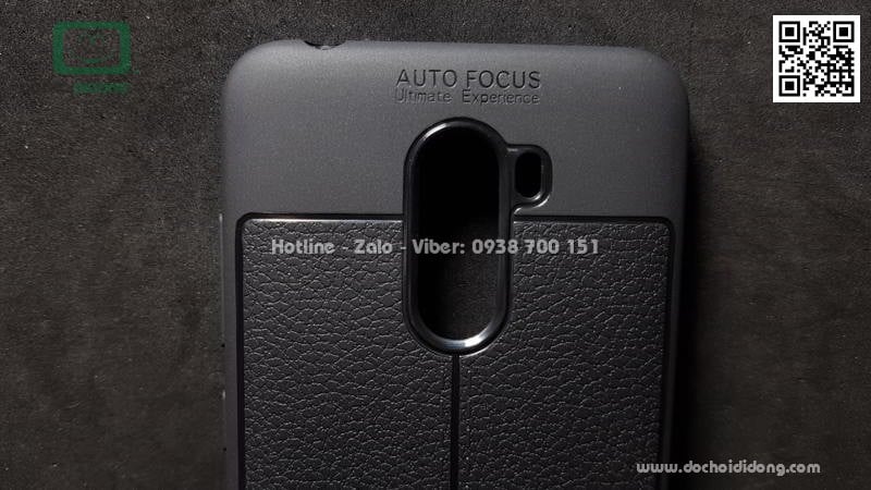 Ốp lưng Xiaomi Pocophone F1 Auto Focus dẻo lưng da