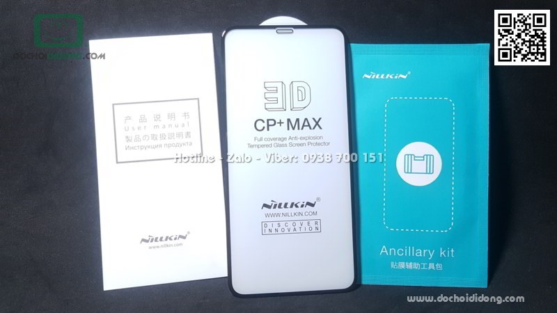 Miếng dán cường lực full màn hình iPhone Xs Max Nillkin CP Max 9H