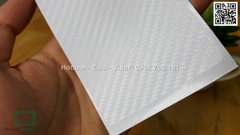 Miếng dán mặt sau Oppo R7s Carbon