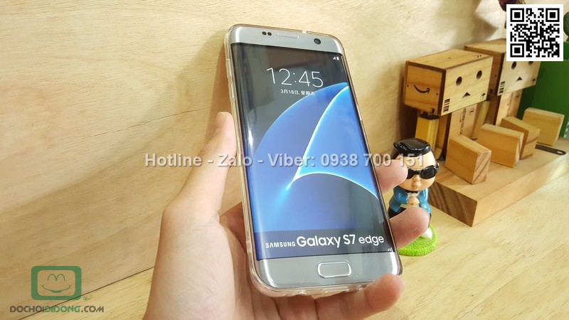 Ốp lưng Samsung Galaxy S7 Edge Imak Nano cứng trong