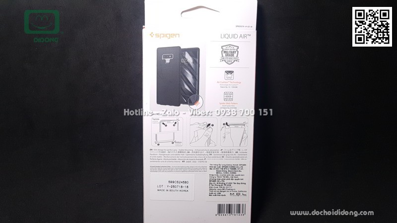 Ốp lưng Samsung Note 9 Spigen Liquid Air Armor