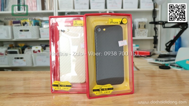 Ốp lưng iPhone 7 iCan carbon siêu mỏng