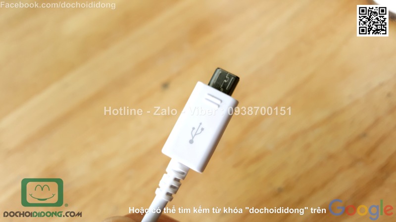 Cáp sạc microUSB Samsung 1m chính hãng