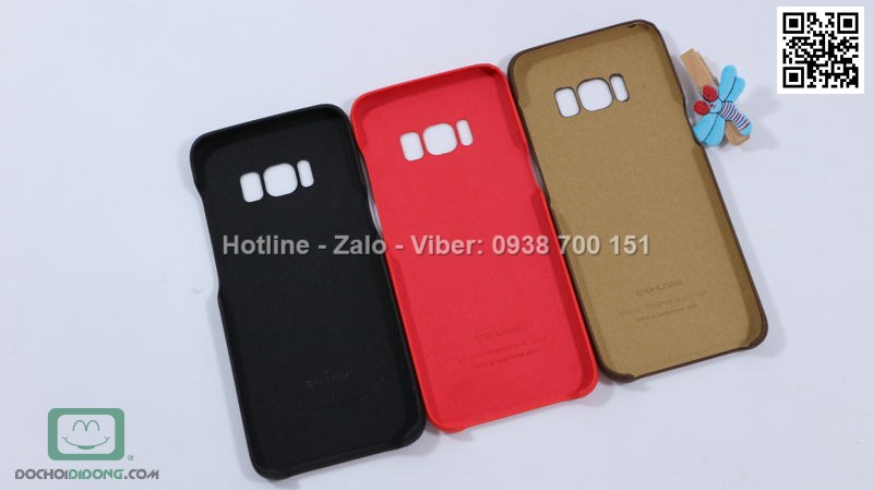 Ốp lưng Samsung Galaxy S8 Plus G Case vân da cao cấp êm ái