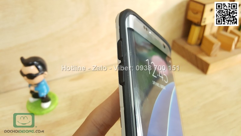 Ốp lưng Samsung Galaxy S7 Edge Iron Man chống sốc có chống lưng