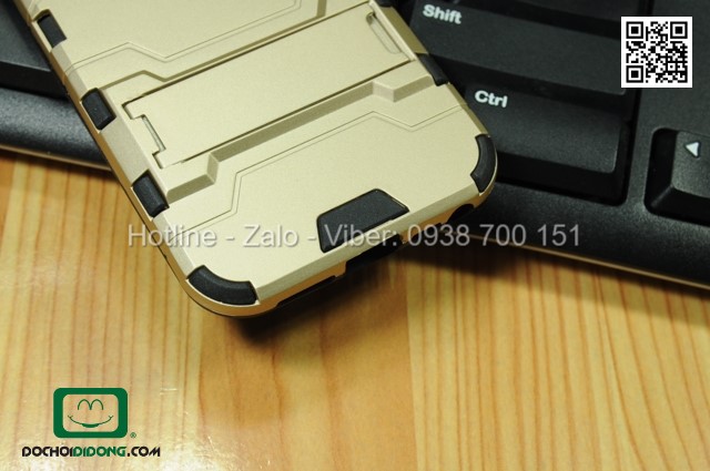 Ốp lưng iPhone 5 5S Iron Man chống sốc có chống lưng