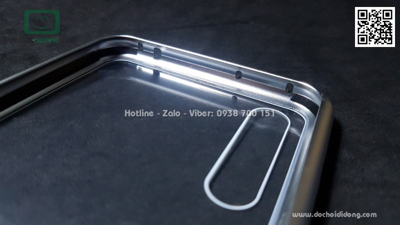 Ốp lưng nam châm Huawei P20 Pro Luphie lưng kính trong