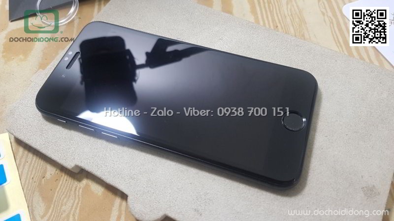 Miếng dán cường lực full màn hình iPhone 7 8 6D