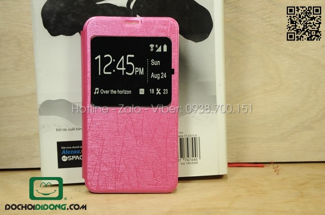 Bao da Lenovo A850 màu hồng