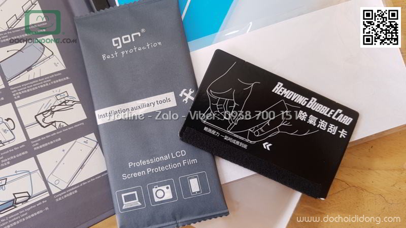 Bộ 3 miếng dán full màn hình Samsung S8 Plus Gor kèm dán sau