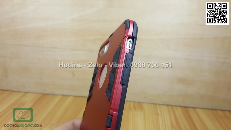 Ốp lưng iPhone 7 Plus Iron Man chống sốc có chống lưng