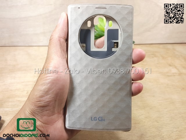 Flip cover LG G4 tích hợp chip sạc không dây