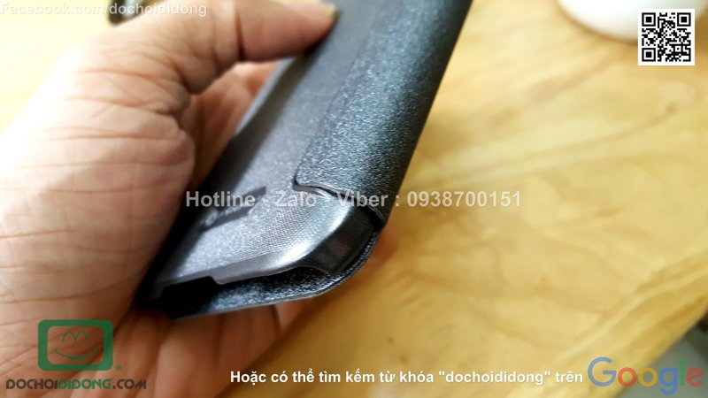 Bao da Samsung Galaxy E5 Nillkin Sparkle vân nhám