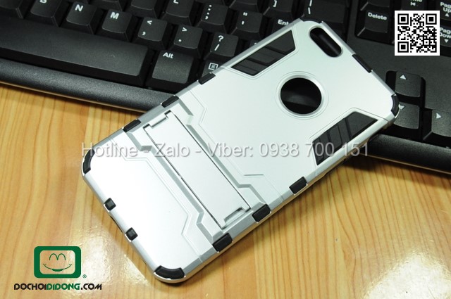 Ốp lưng iPhone 6 Iron Man chống sốc có chống lưng