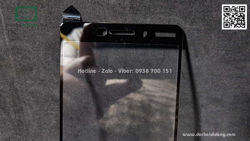 Miếng dán cường lực Nokia A6 2018 full màn hình Zacase full keo