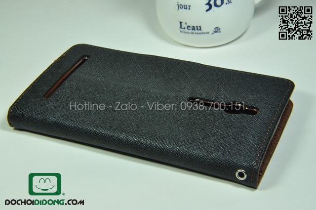 Bao da Asus Zenfone 2 ZE551ML Mercury quai gài may mép