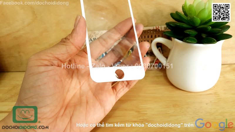 Miếng dán màn hình iPhone 8 Baseus full màn hình 9H