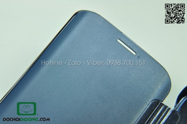 Bao da Samsung Galaxy S6 Edge Clear View Cover chính hãng