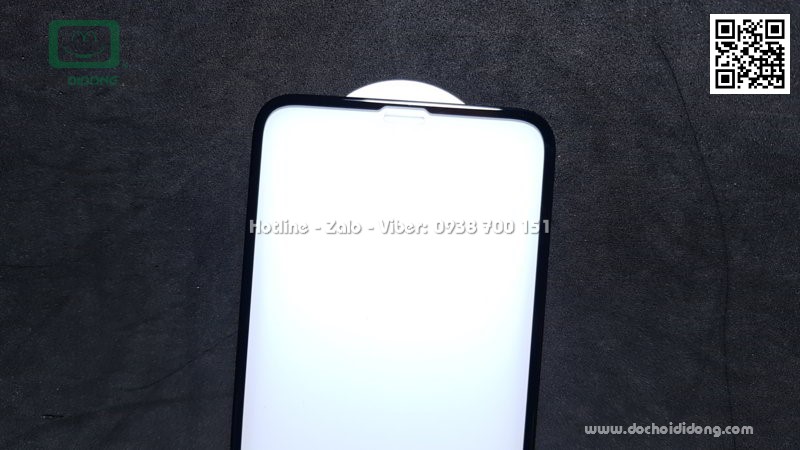 Miếng dán cường lực full màn hình iPhone X XS Zacase 3D Elite