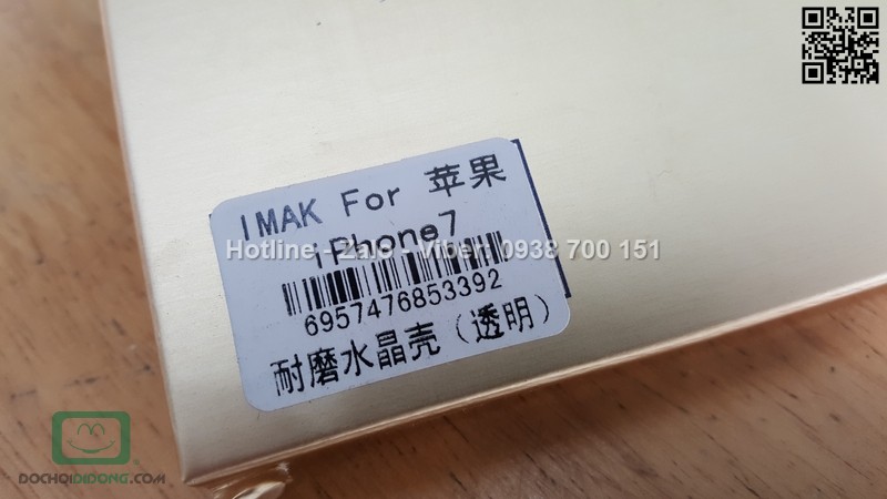 Ốp lưng iPhone 7 Imak Nano cứng trong siêu mỏng