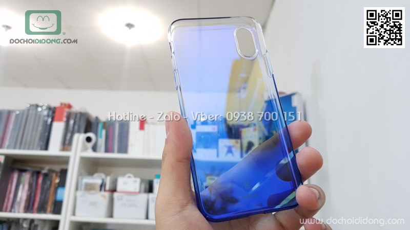 Ốp lưng iPhone X XS Baseus hào quang