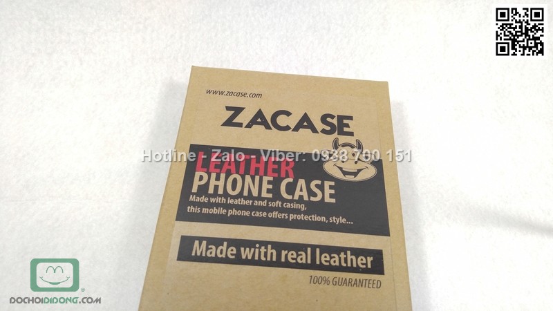 Bao da iPhone 6 6s Zacase da thật cao cấp