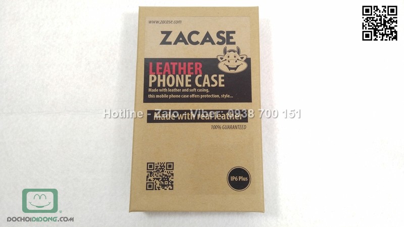 Bao da iPhone 6 6s Plus Zacase da thật cao cấp