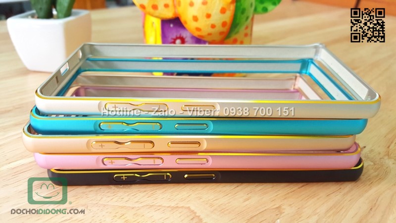 Ốp viền Lenovo A6000 nhôm phay chốt gài