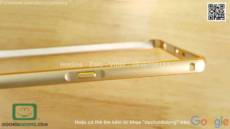 Ốp viền OPPO R7S nhôm phay chốt gài