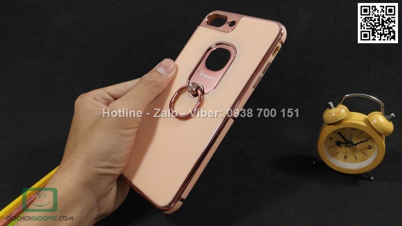 Ốp lưng iPhone 7 Plus iPaky chống sốc có nhẫn đeo