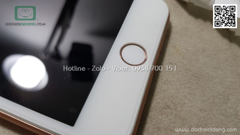 Miếng dán cường lực iPhone 8 Plus Baseus 3D viền kính full màn hình 9H