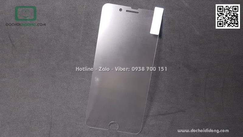 Miếng dán cường lực iPhone 7 8 Plus nhám chống bám vân tay