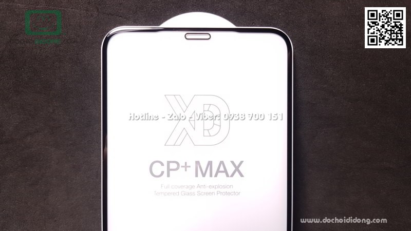 Miếng dán cường lực full màn hình iPhone Xs Max Nillkin XD CP Max 9H