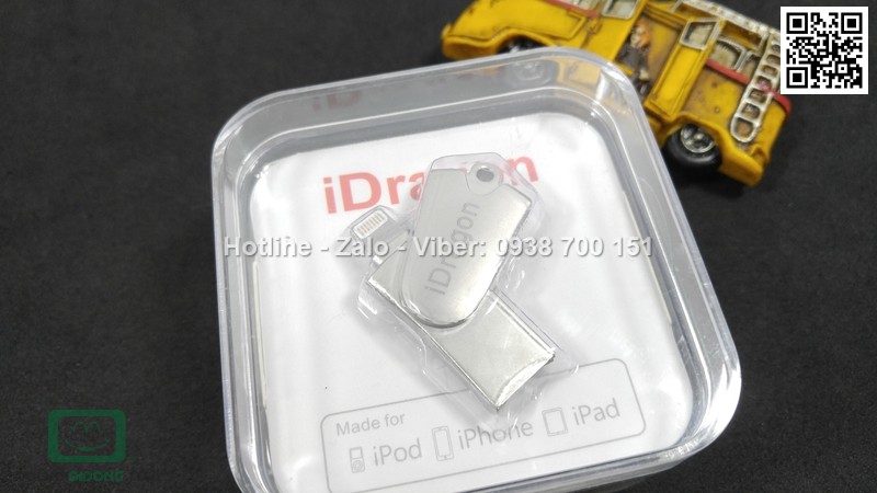 Cáp OTG iDragon 2 trong 1 dành cho iPhone iPad