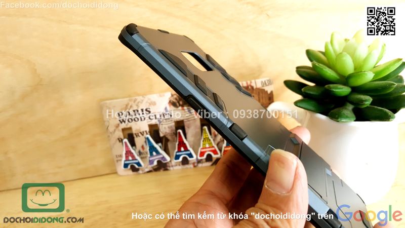 Ốp lưng Samsung Galaxy Note 7 Iron Man chống sốc có chống lưng