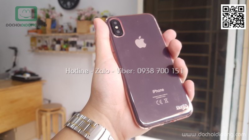 Ốp lưng iPhone X Ringke Air