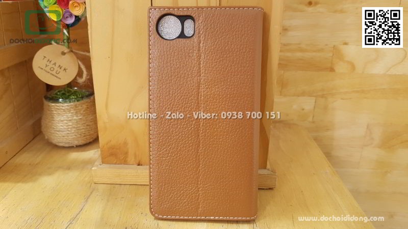 Bao da Blackberry Keyone da bò Việt Nam