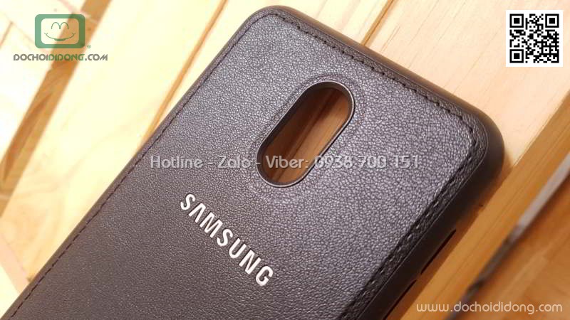 Ốp lưng Samsung J7 Plus giả da