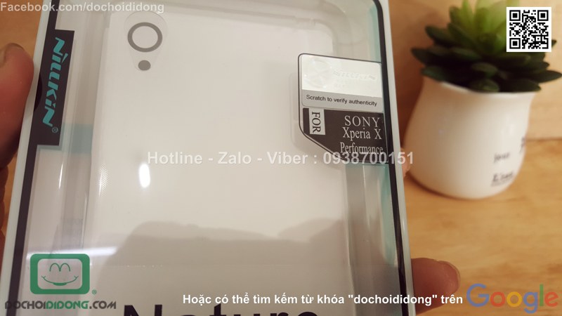 Ốp lưng Sony Xperia X Performance Nillkin dẻo trong siêu mỏng