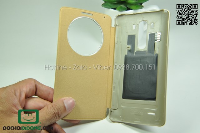 Flip cover LG G3 chip sạc không dây bản Hàn