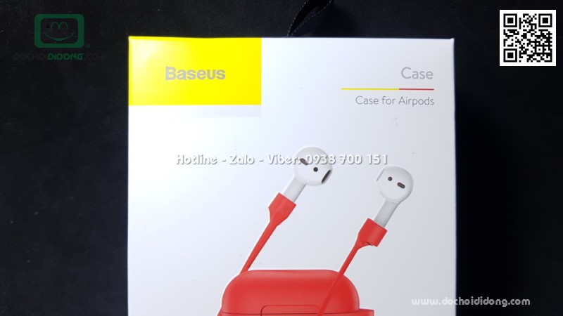 Hộp đựng AirPod Baseus có kèm dây đeo