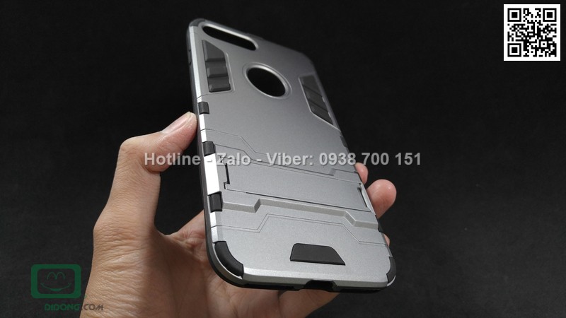 Ốp lưng iPhone 7 Plus Iron Man chống sốc có chống lưng