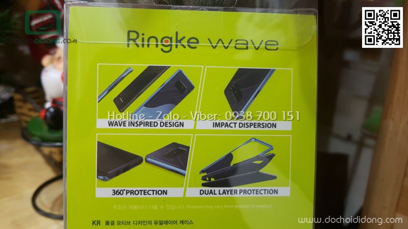 Ốp lưng iPhone X Ringke Wave