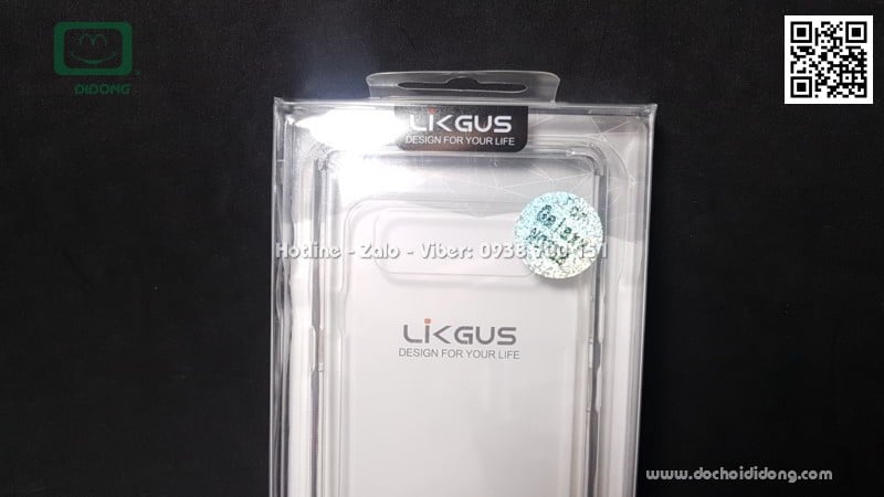 Ốp lưng Samsung Note 8 Likgus lưng cứng viền trong chống sốc