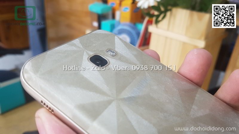 Miếng dán mặt lưng Samsung A5 2017 in khối 3D
