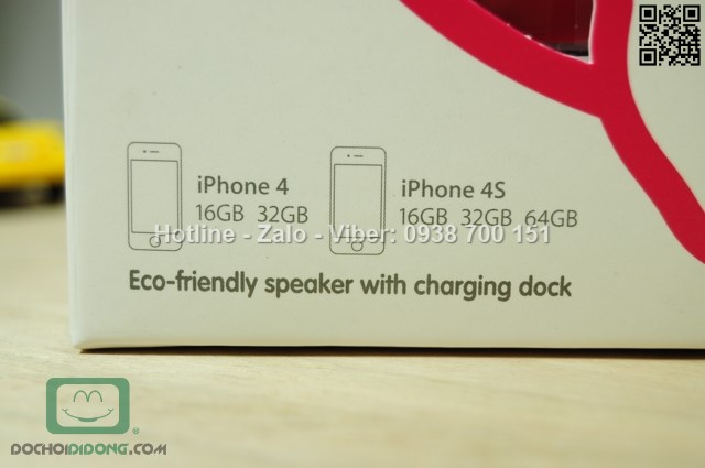 Dock sạc kiêm loa kèn iPhone 4 4S Ozaki iSuppli chính hãng